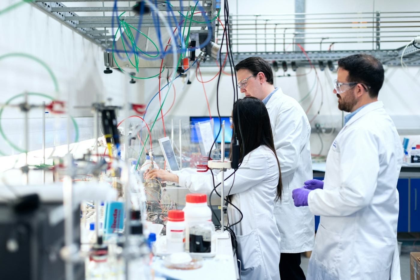 Scientists in a laboratory