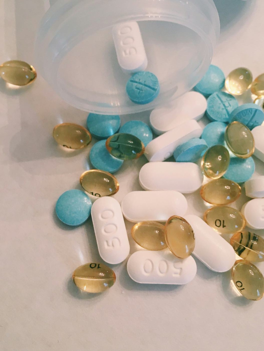 Softgels and tablets